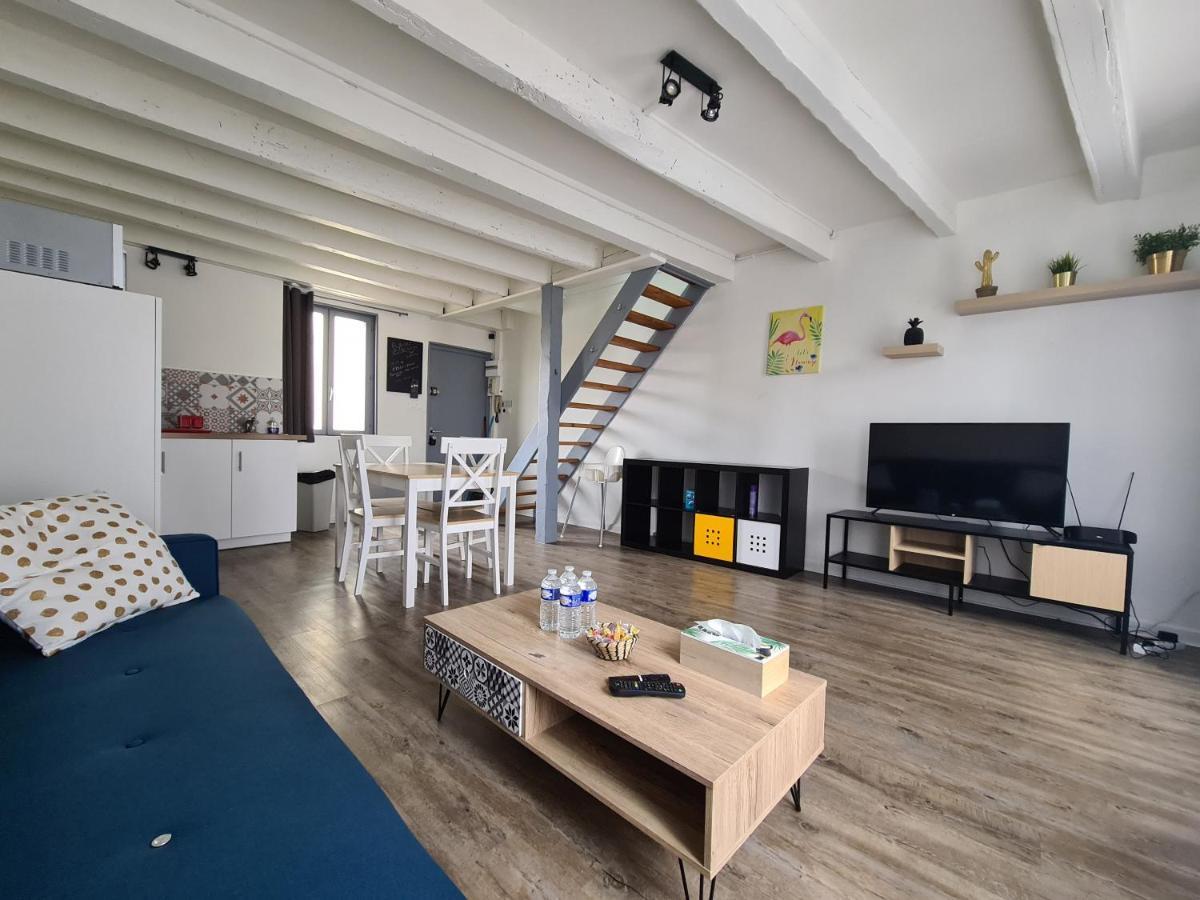 Les Cosy De Nancy - Le Duplex Aux Flammants Roses - 4Etoiles 아파트 외부 사진